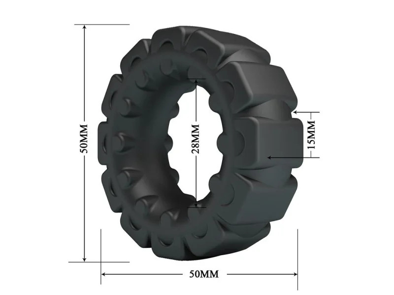 Laiden Anillo para el Pene Silicona Mod 5