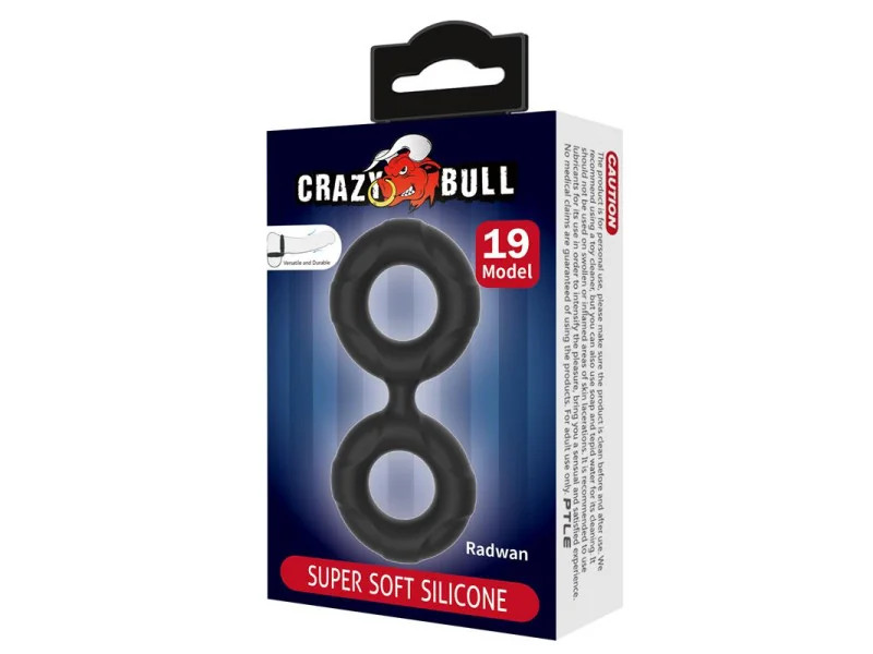 Radwan Anillo para el Pene Doble Silicona Mod 19