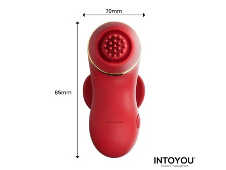 Beeny Estimulador con 4 Cabezales Succion Tapping Tickling y Licking