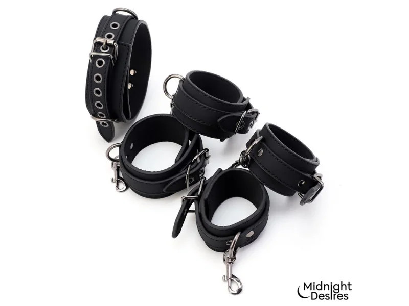 Set de Restricciones con Collar y Esposas