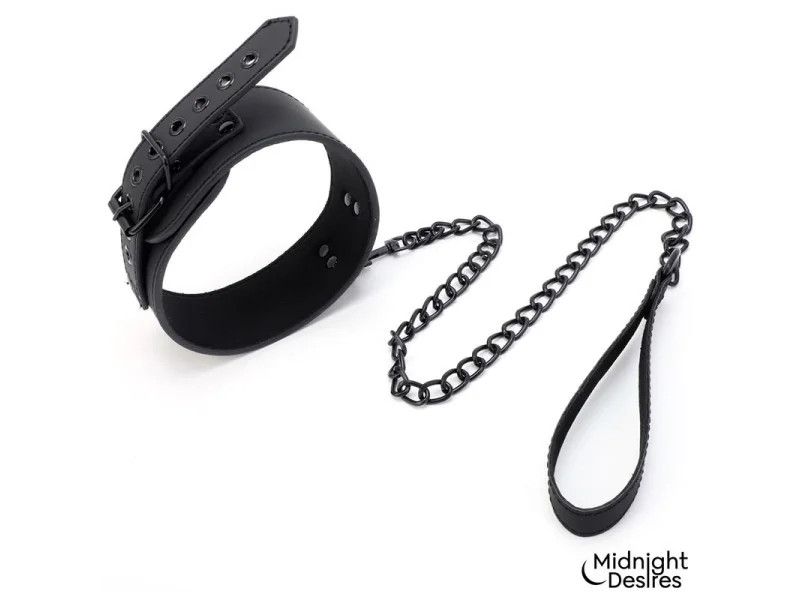 Set de Restricciones con Esposas y Collar con Correa