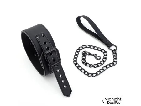 Set de Restricciones con Esposas y Collar con Correa Set de Restricciones con Esposas y Collar con Correa