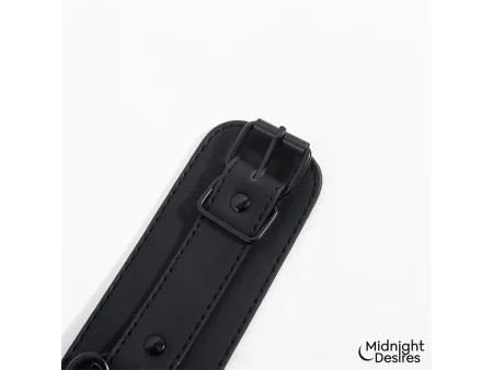 Set de Restricciones con Esposas y Collar con Correa Set de Restricciones con Esposas y Collar con Correa