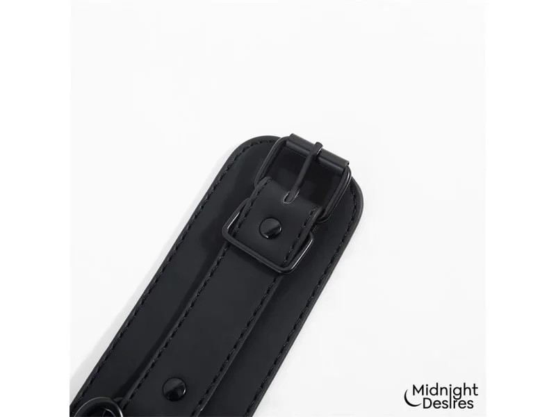 Set de Restricciones con Esposas y Collar con Correa