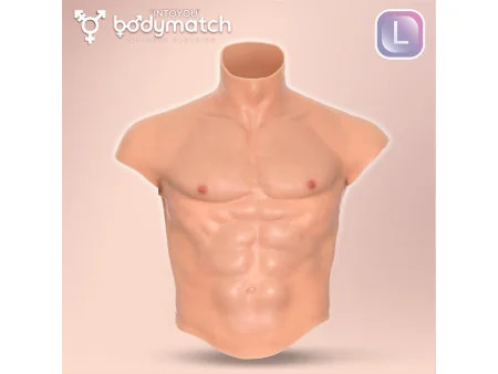 Boomax Traje Torso Masculino Hiperrealista Silicona Liquida Talla L