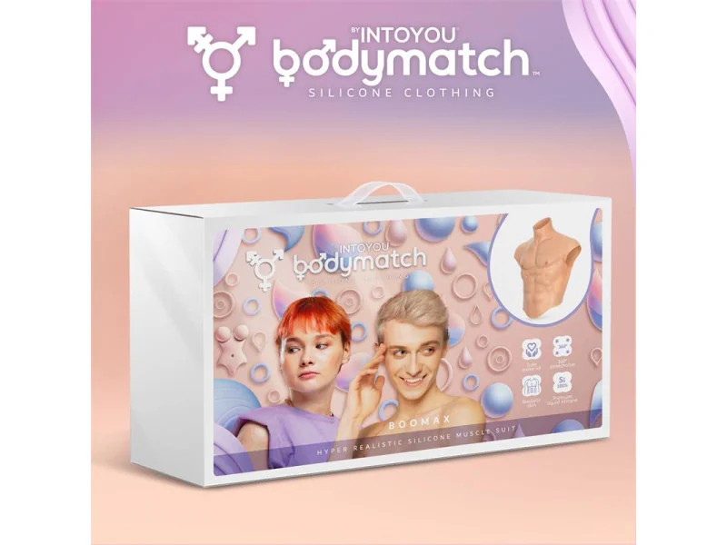 Boomax Traje Torso Masculino Hiperrealista Silicona Liquida Talla L