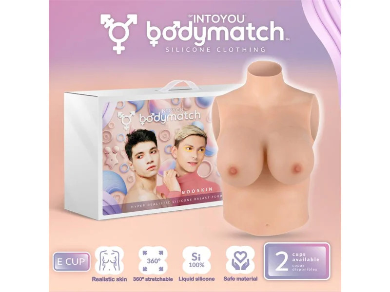 Booskin Pechos de Silicona Copa E Silicona Liquida