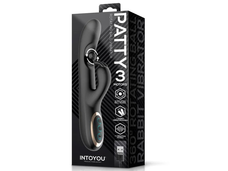 Patty Vibrador con Bola Rotadora 360º