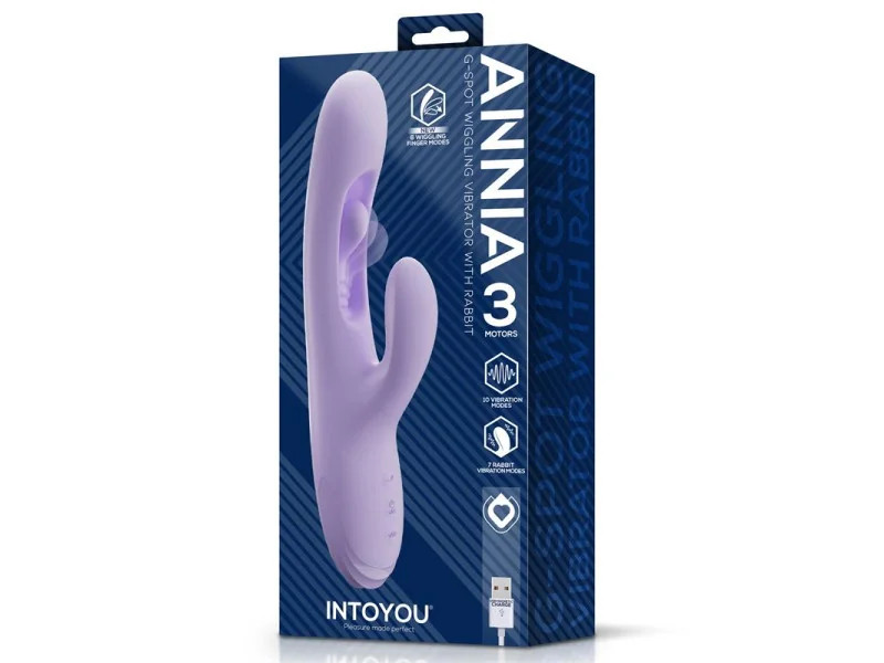 Annia Vibrador G Spot con Wiggling Interno