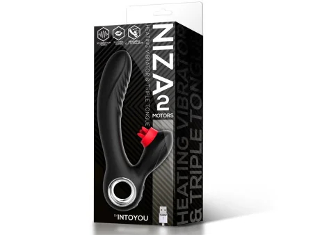 Niza Vibrador con Calor y Triple Lengua Estimuladora de Clitoris Niza Vibrador con Calor y Triple Lengua Estimuladora de Clitoris