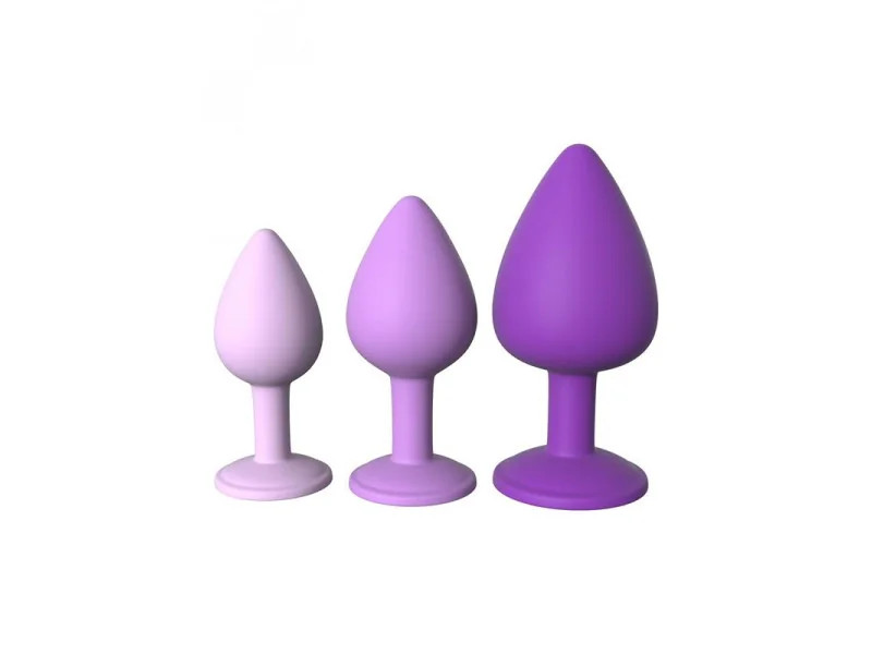 Kit 3 Plug Anal de Entremaniento