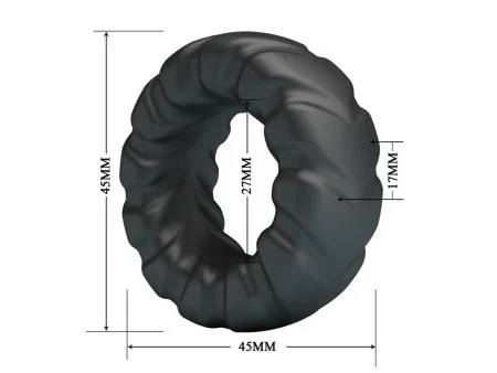 Jeriko Anillo para el Pene Silicona Mod 1