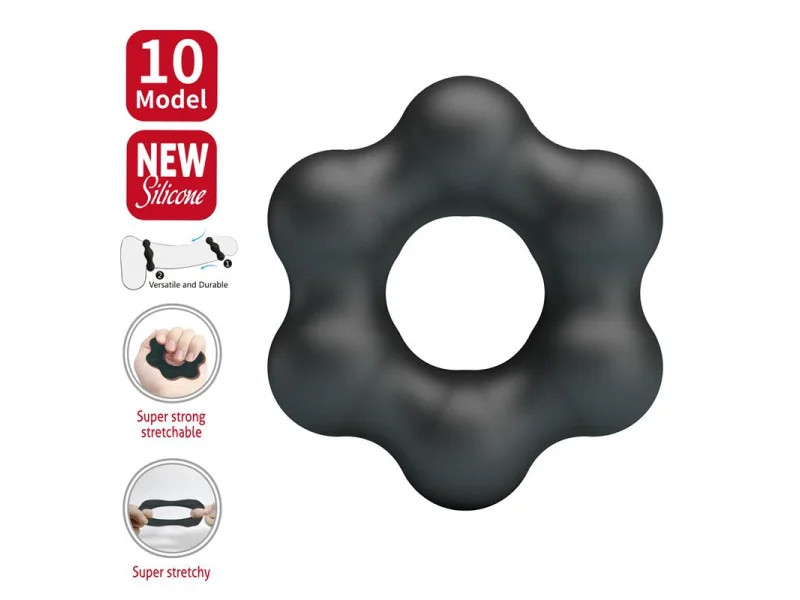 Clauzell Anillo para el Pene Silicona Mod 10