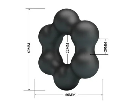 Clauzell Anillo para el Pene Silicona Mod 10