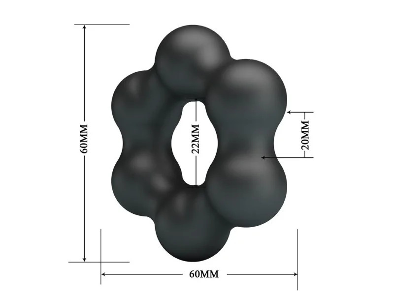 Clauzell Anillo para el Pene Silicona Mod 10