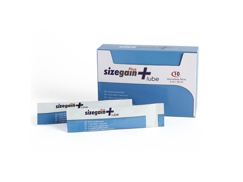 Lubricante Efecto Frio Sizegain Lube 10 Monodosis 5 ml