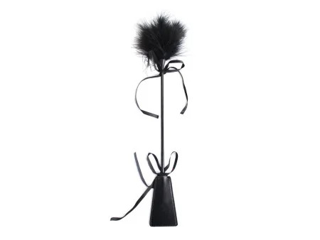 Plumero y Fusta 2 en 1 49 cm Negro