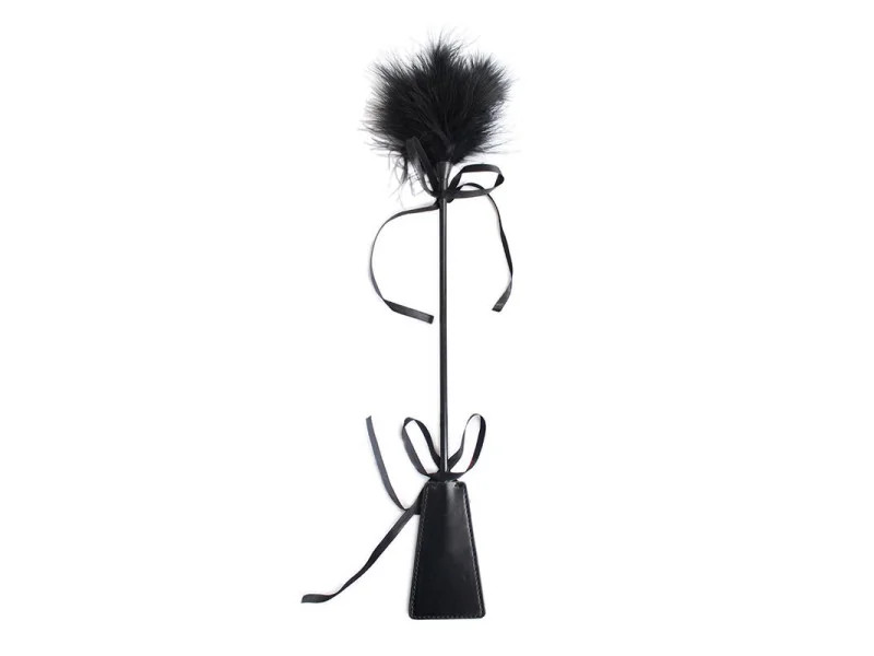 Plumero y Fusta 2 en 1 49 cm Negro