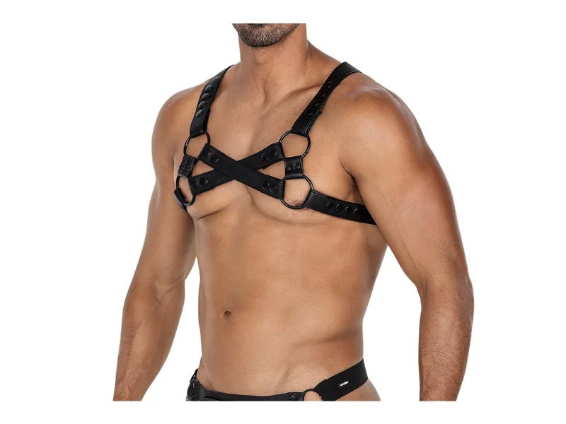 H4RNESS06 Arnes de Pecho 4WAY Negro Talla Unica