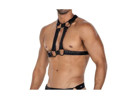 H4RNESS06 Arnes de Pecho 4WAY Negro Talla Unica