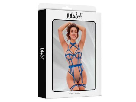 Killye Teddy de Malla con Tiras con Ligas Azul