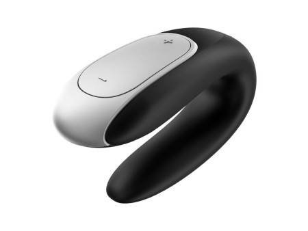 Double Fun Vibrador para Parejas con APP y Control Remoto Negro