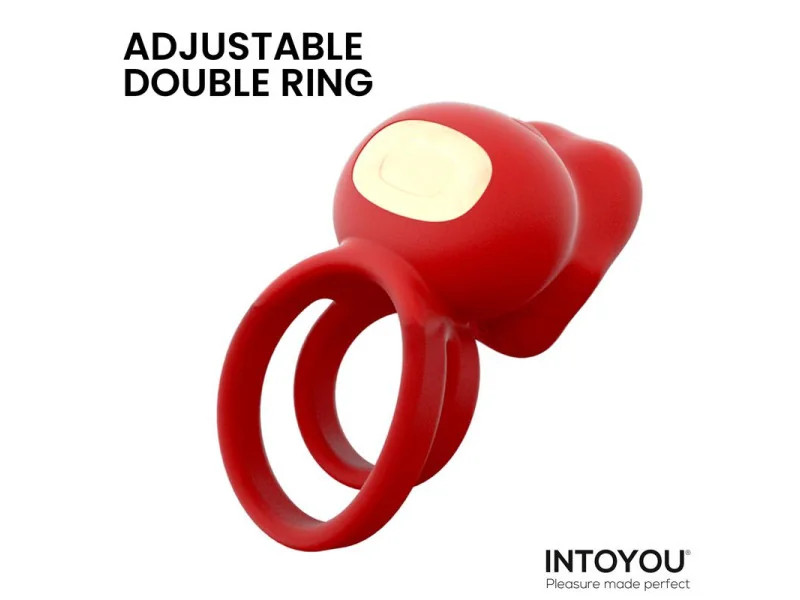 Bittey Anillo Vibrador con Biting Mordisqueo