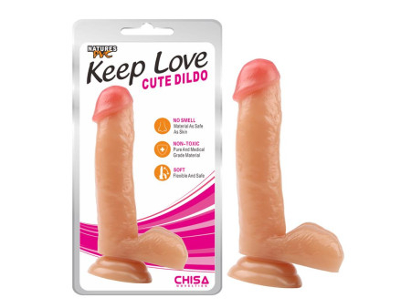 Dildo Cute 178 x 4 cm Natural