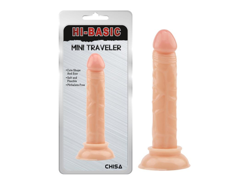 Dildo Mini Traveler 14 x 25 cm Natural
