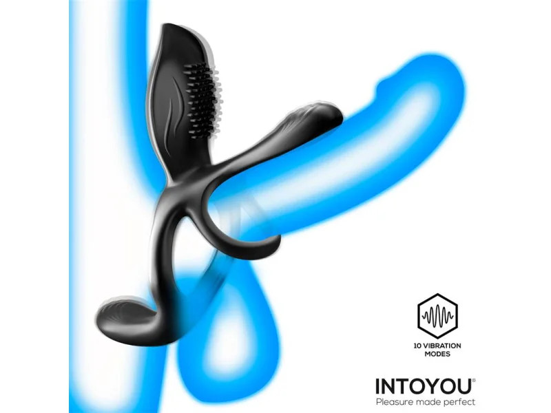 Daxer Doble Anillo para el Pene con Estimulador de Clitoris