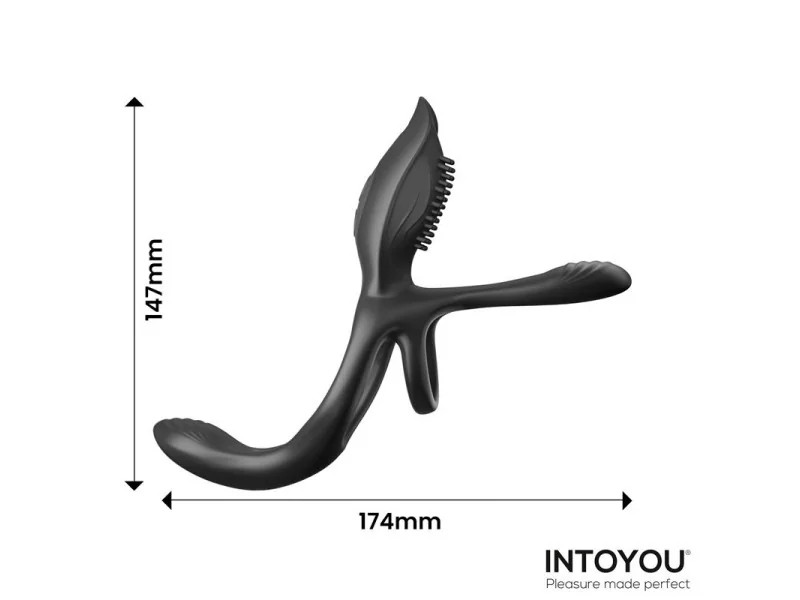Daxer Doble Anillo para el Pene con Estimulador de Clitoris