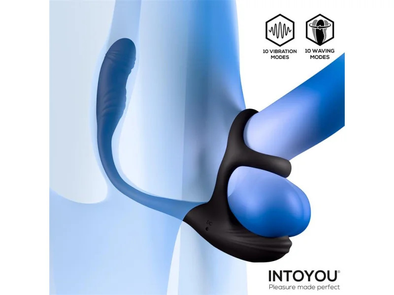 Kamber Plug Anal Vibracion y Waving 360º y Estimulador Testiculos