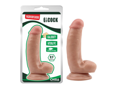 Dildo Dual Density Dude 69 Natural Dildo Dual Density Dude 69 Natural