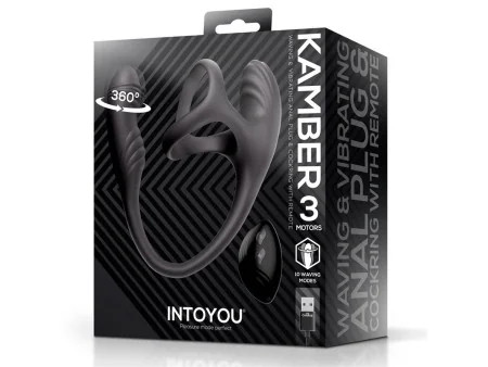 Kamber Plug Anal Vibracion y Waving 360º y Estimulador Testiculos