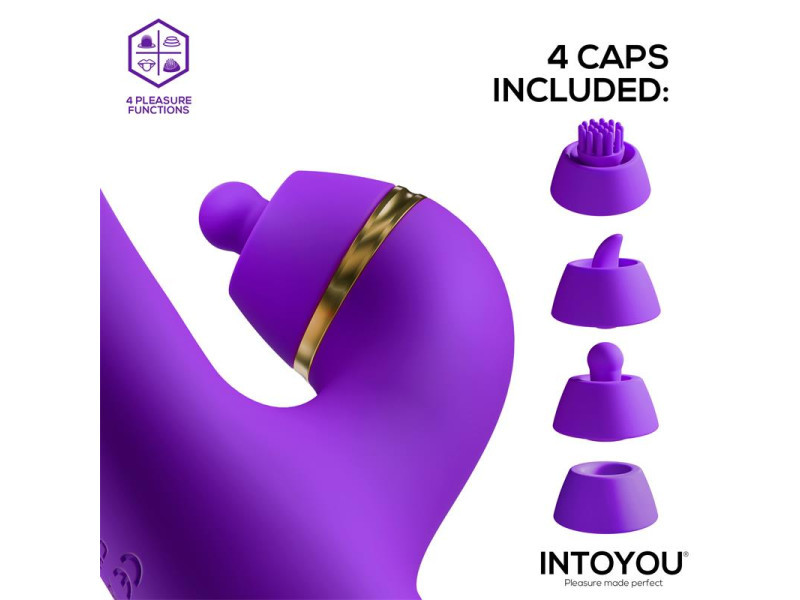 Siter 20 Vibrador con Lengua Flapping Golpeteo y Cabezales Intercambiables