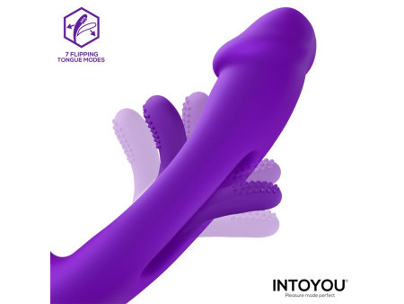 Siter 20 Vibrador con Lengua Flapping Golpeteo y Cabezales Intercambiables