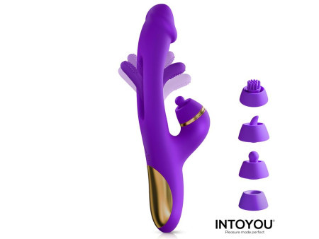 Siter 20 Vibrador con Lengua Flapping Golpeteo y Cabezales Intercambiables