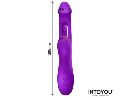 Siter 20 Vibrador con Lengua Flapping Golpeteo y Cabezales Intercambiables