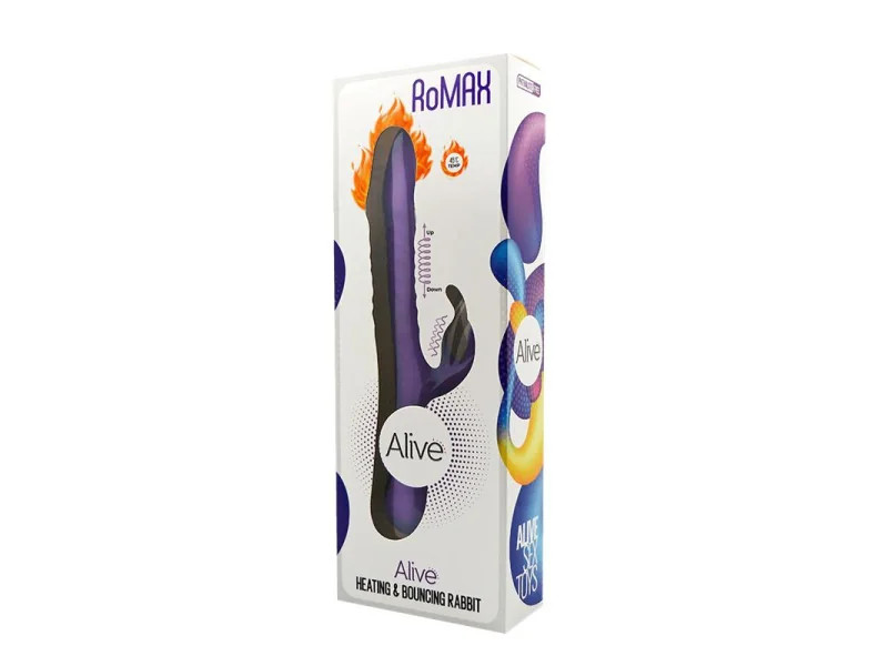 Vibrador con Efecto Calor Romax Purpura