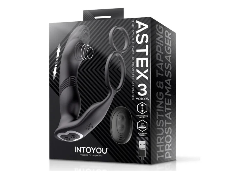 Astex Masajeador Prostatico con Thrusting y Tapping
