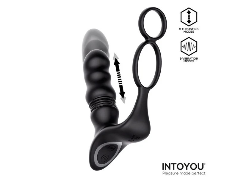 Womp Masajeador Prostatico con Vibracion Thrusting y Control Remoto