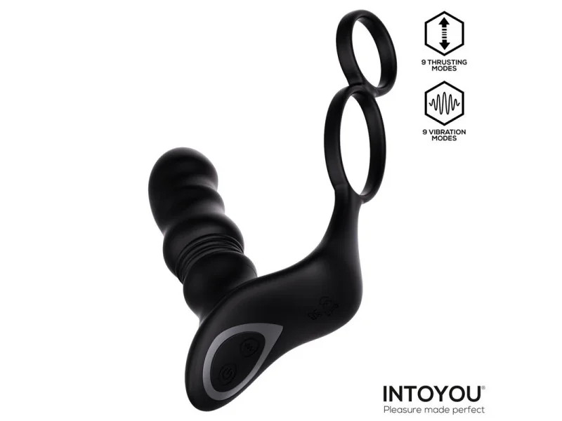 Womp Masajeador Prostatico con Vibracion Thrusting y Control Remoto