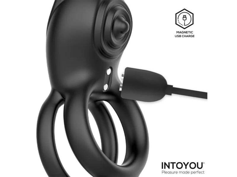 Konny Anillo Vibrador Doble con Conejito y Control Remoto