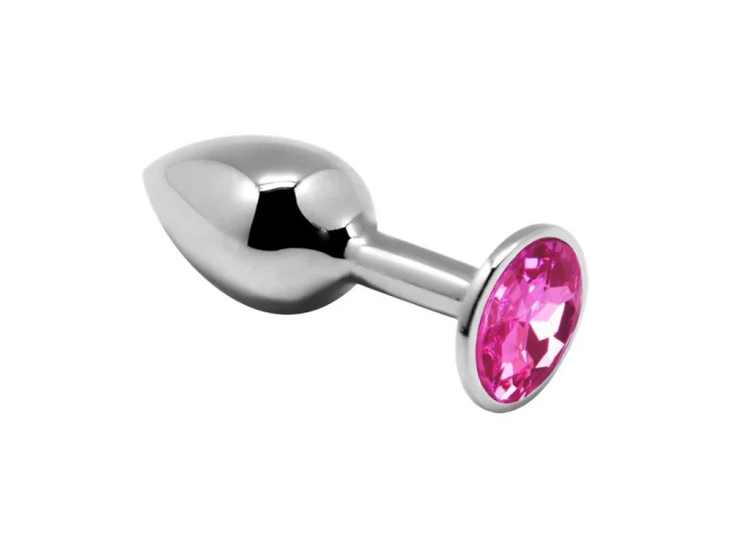 Plug Anal con Joya Rosa Talla L