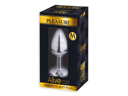 Plug Anal con Joya Rosa Talla M