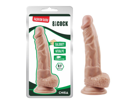 Dildo Dual Density Fashion Dude 85 Natural Dildo Dual Density Fashion Dude 85 Natural