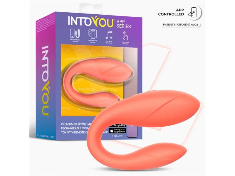 Juguete para Parejas con APP Flexible Salmon