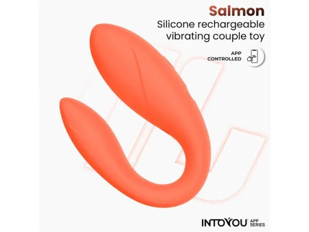 Juguete para Parejas con APP Flexible Salmon
