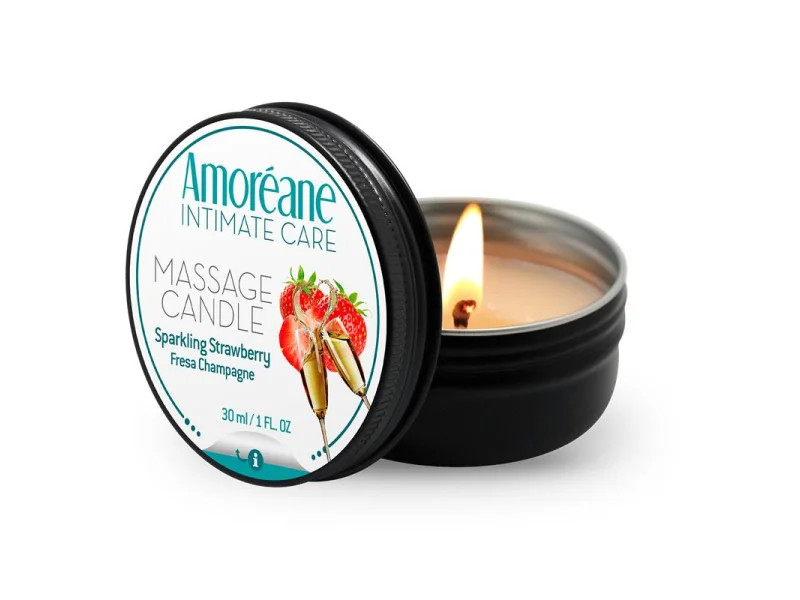 Vela de Masaje Fresa Champagne 30 ml