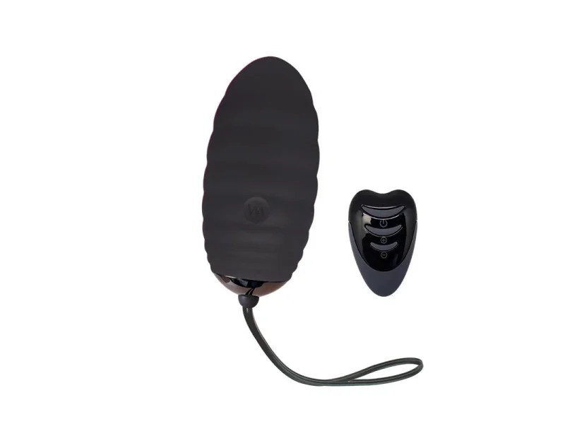 Huevo Vibrador Ocean Breeze 20 con Control Remoto Negro Huevo Vibrador Ocean Breeze 20 con Control Remoto Negro